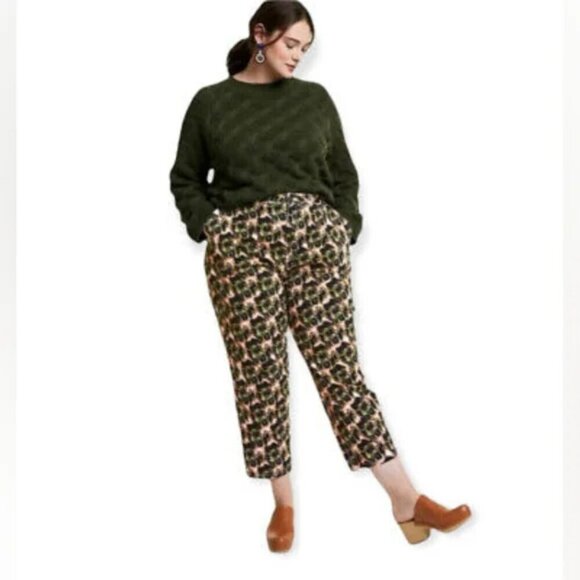 Rachel Comey for Target | Cropped Leopard Print Jeans - Picture 2 of 12